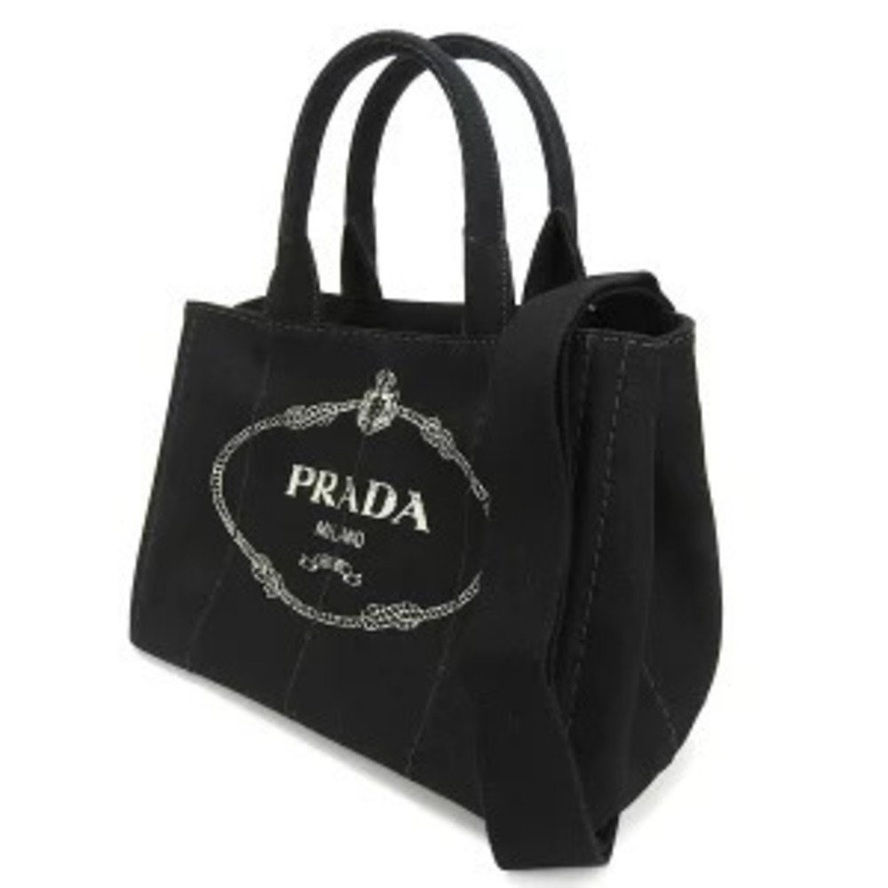 Prada cross Belt handbag shoulder black Bum bag Crossbody Body Canapa